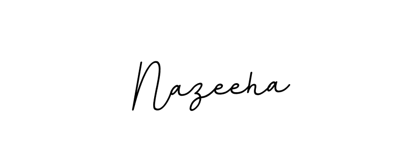 Also You can easily find your signature by using the search form. We will create  Nazeeha name handwritten signature images for you free of cost using BallpointsItalic-DORy9 sign style.  Nazeeha signature style 11 images and pictures png