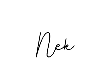 How to make  Nek signature? BallpointsItalic-DORy9 is a professional autograph style. Create handwritten signature for  Nek name.  Nek signature style 11 images and pictures png