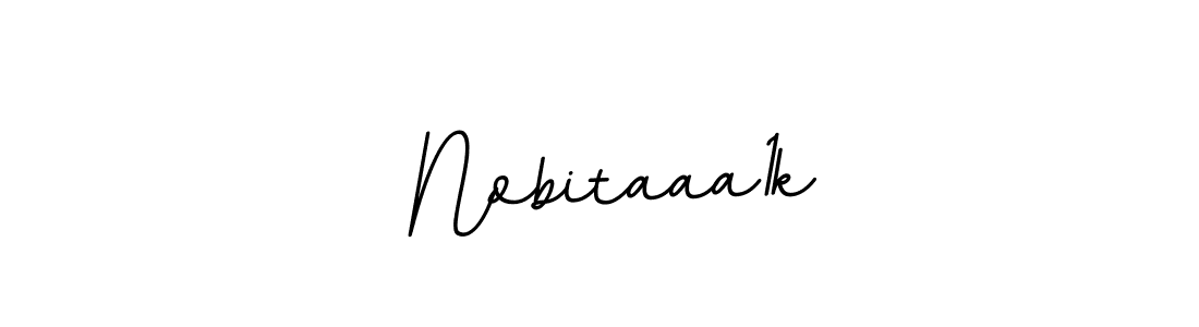 Make a beautiful signature design for name  Nobitaaa1k. With this signature (BallpointsItalic-DORy9) style, you can create a handwritten signature for free.  Nobitaaa1k signature style 11 images and pictures png