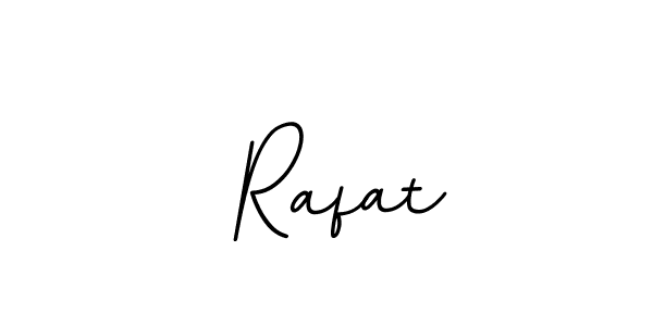 Design your own signature with our free online signature maker. With this signature software, you can create a handwritten (BallpointsItalic-DORy9) signature for name  Rafat.  Rafat signature style 11 images and pictures png