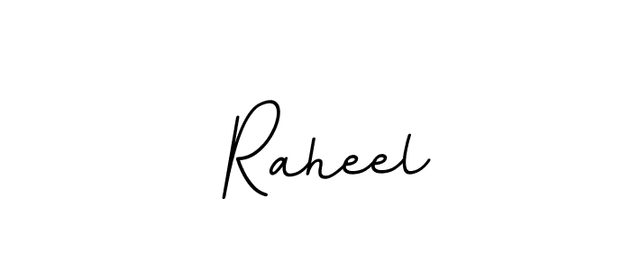 You should practise on your own different ways (BallpointsItalic-DORy9) to write your name ( Raheel) in signature. don't let someone else do it for you.  Raheel signature style 11 images and pictures png