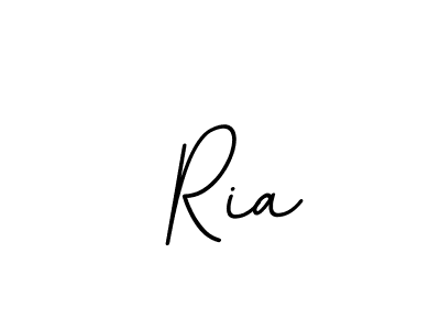 Make a beautiful signature design for name  Ria. With this signature (BallpointsItalic-DORy9) style, you can create a handwritten signature for free.  Ria signature style 11 images and pictures png