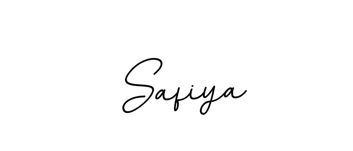 How to make  Safiya name signature. Use BallpointsItalic-DORy9 style for creating short signs online. This is the latest handwritten sign.  Safiya signature style 11 images and pictures png