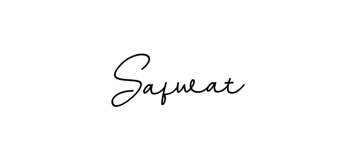 Design your own signature with our free online signature maker. With this signature software, you can create a handwritten (BallpointsItalic-DORy9) signature for name  Safwat.  Safwat signature style 11 images and pictures png