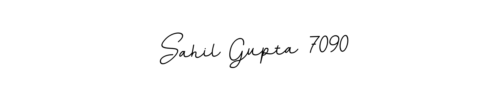 Similarly BallpointsItalic-DORy9 is the best handwritten signature design. Signature creator online .You can use it as an online autograph creator for name  Sahil Gupta 7090.  Sahil Gupta 7090 signature style 11 images and pictures png