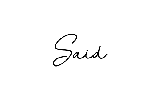 BallpointsItalic-DORy9 is a professional signature style that is perfect for those who want to add a touch of class to their signature. It is also a great choice for those who want to make their signature more unique. Get  Said name to fancy signature for free.  Said signature style 11 images and pictures png