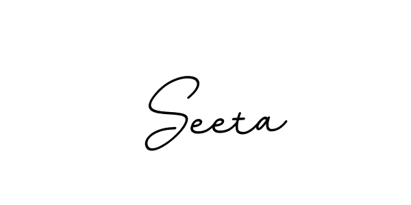 It looks lik you need a new signature style for name  Seeta. Design unique handwritten (BallpointsItalic-DORy9) signature with our free signature maker in just a few clicks.  Seeta signature style 11 images and pictures png