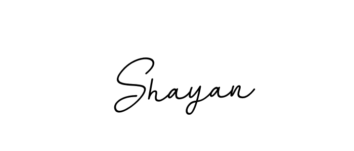 Make a beautiful signature design for name  Shayan. With this signature (BallpointsItalic-DORy9) style, you can create a handwritten signature for free.  Shayan signature style 11 images and pictures png