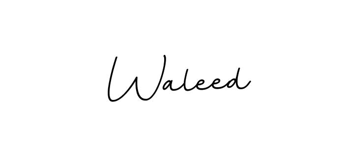 Create a beautiful signature design for name  Waleed. With this signature (BallpointsItalic-DORy9) fonts, you can make a handwritten signature for free.  Waleed signature style 11 images and pictures png