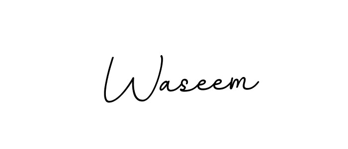 Make a beautiful signature design for name  Waseem. With this signature (BallpointsItalic-DORy9) style, you can create a handwritten signature for free.  Waseem signature style 11 images and pictures png