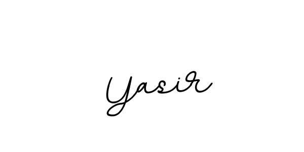 Use a signature maker to create a handwritten signature online. With this signature software, you can design (BallpointsItalic-DORy9) your own signature for name  Yasir.  Yasir signature style 11 images and pictures png