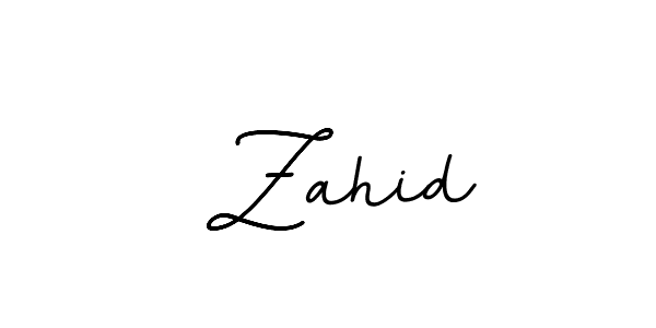 You should practise on your own different ways (BallpointsItalic-DORy9) to write your name ( Zahid) in signature. don't let someone else do it for you.  Zahid signature style 11 images and pictures png