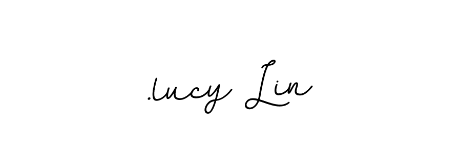 Design your own signature with our free online signature maker. With this signature software, you can create a handwritten (BallpointsItalic-DORy9) signature for name .lucy Lin. .lucy Lin signature style 11 images and pictures png
