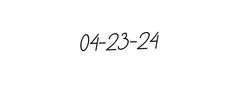 The best way (BallpointsItalic-DORy9) to make a short signature is to pick only two or three words in your name. The name 04-23-24 include a total of six letters. For converting this name. 04-23-24 signature style 11 images and pictures png