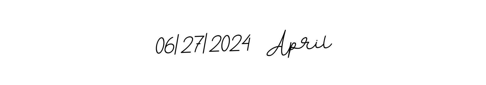 Use a signature maker to create a handwritten signature online. With this signature software, you can design (BallpointsItalic-DORy9) your own signature for name 06|27|2024  April. 06|27|2024  April signature style 11 images and pictures png