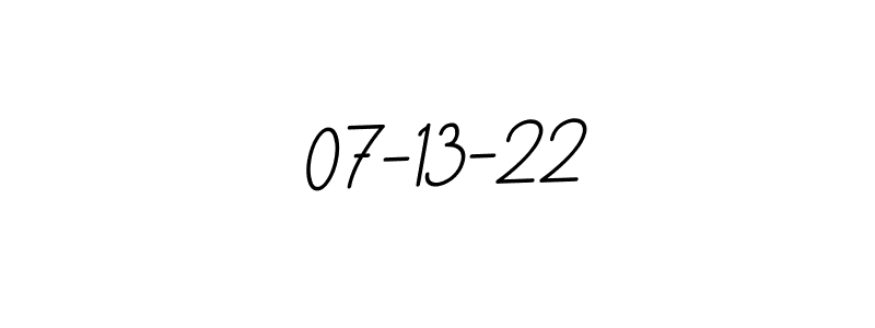 BallpointsItalic-DORy9 is a professional signature style that is perfect for those who want to add a touch of class to their signature. It is also a great choice for those who want to make their signature more unique. Get 07-13-22 name to fancy signature for free. 07-13-22 signature style 11 images and pictures png
