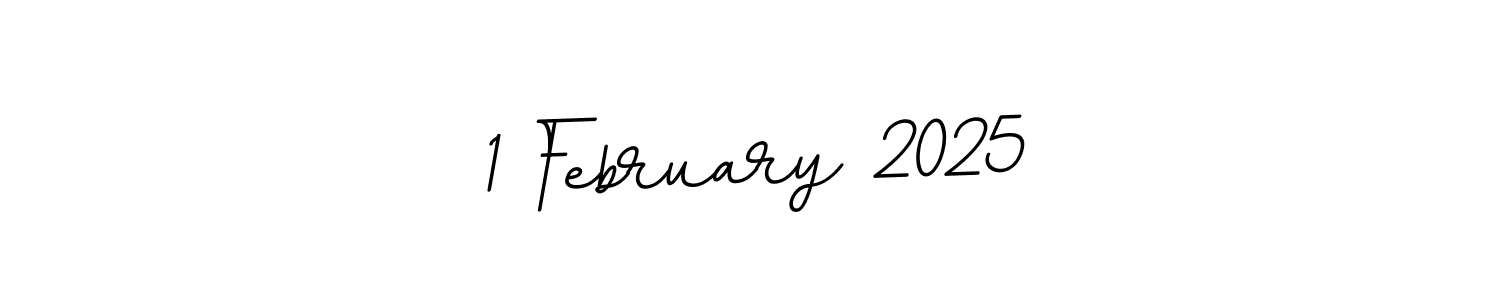 Use a signature maker to create a handwritten signature online. With this signature software, you can design (BallpointsItalic-DORy9) your own signature for name 1 February 2025. 1 February 2025 signature style 11 images and pictures png