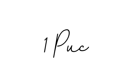 Use a signature maker to create a handwritten signature online. With this signature software, you can design (BallpointsItalic-DORy9) your own signature for name 1 Puc. 1 Puc signature style 11 images and pictures png