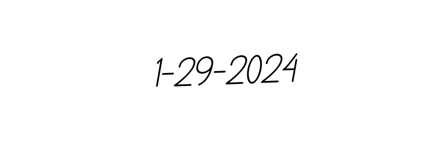 How to Draw 1-29-2024 signature style? BallpointsItalic-DORy9 is a latest design signature styles for name 1-29-2024. 1-29-2024 signature style 11 images and pictures png