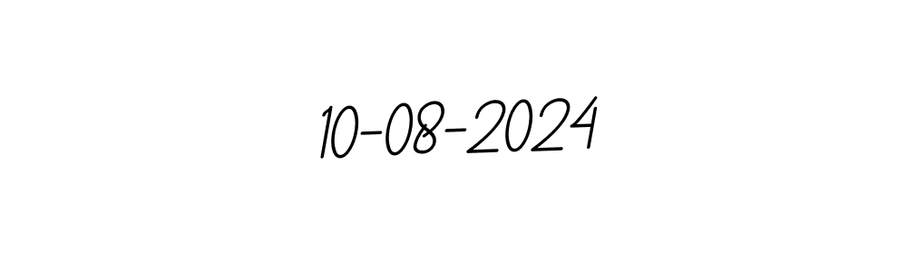 How to make 10-08-2024 name signature. Use BallpointsItalic-DORy9 style for creating short signs online. This is the latest handwritten sign. 10-08-2024 signature style 11 images and pictures png