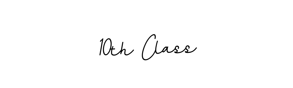 How to make 10th Class signature? BallpointsItalic-DORy9 is a professional autograph style. Create handwritten signature for 10th Class name. 10th Class signature style 11 images and pictures png