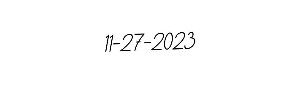 Create a beautiful signature design for name 11-27-2023. With this signature (BallpointsItalic-DORy9) fonts, you can make a handwritten signature for free. 11-27-2023 signature style 11 images and pictures png