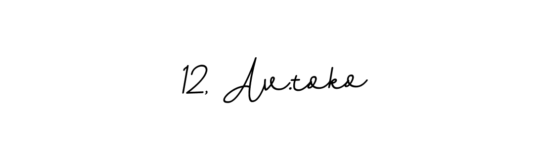 This is the best signature style for the 12, Av.toko name. Also you like these signature font (BallpointsItalic-DORy9). Mix name signature. 12, Av.toko signature style 11 images and pictures png