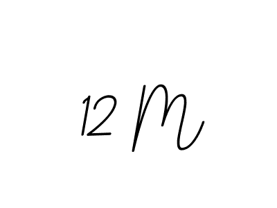 How to make 12 M name signature. Use BallpointsItalic-DORy9 style for creating short signs online. This is the latest handwritten sign. 12 M signature style 11 images and pictures png