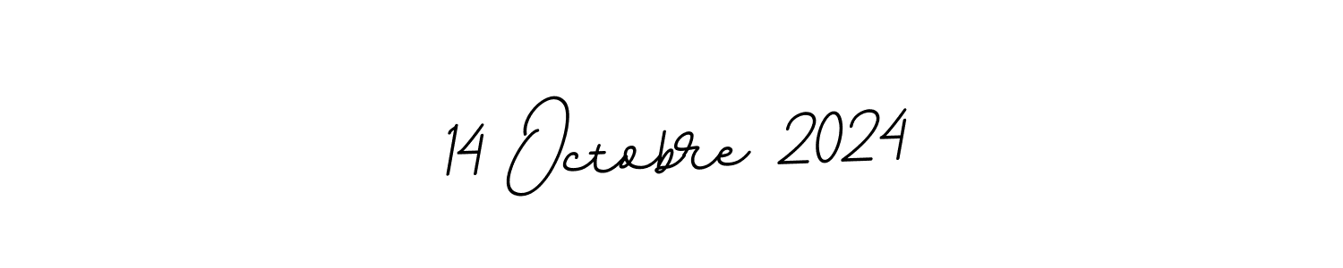 Design your own signature with our free online signature maker. With this signature software, you can create a handwritten (BallpointsItalic-DORy9) signature for name 14 Octobre 2024. 14 Octobre 2024 signature style 11 images and pictures png