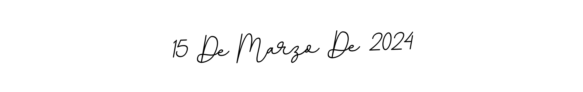 The best way (BallpointsItalic-DORy9) to make a short signature is to pick only two or three words in your name. The name 15 De Marzo De 2024 include a total of six letters. For converting this name. 15 De Marzo De 2024 signature style 11 images and pictures png