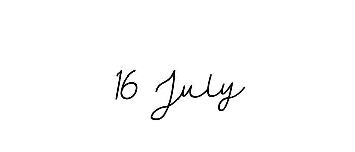 if you are searching for the best signature style for your name 16 July. so please give up your signature search. here we have designed multiple signature styles  using BallpointsItalic-DORy9. 16 July signature style 11 images and pictures png