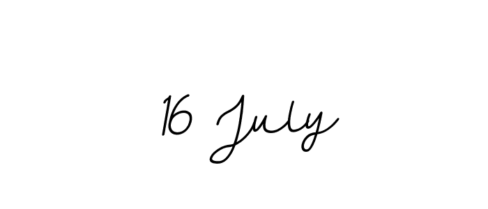 Make a beautiful signature design for name 16 July. With this signature (BallpointsItalic-DORy9) style, you can create a handwritten signature for free. 16 July signature style 11 images and pictures png