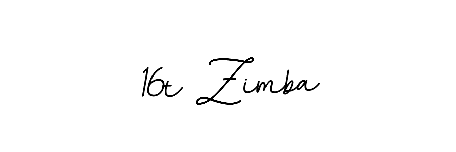 How to make 16t Zimba signature? BallpointsItalic-DORy9 is a professional autograph style. Create handwritten signature for 16t Zimba name. 16t Zimba signature style 11 images and pictures png