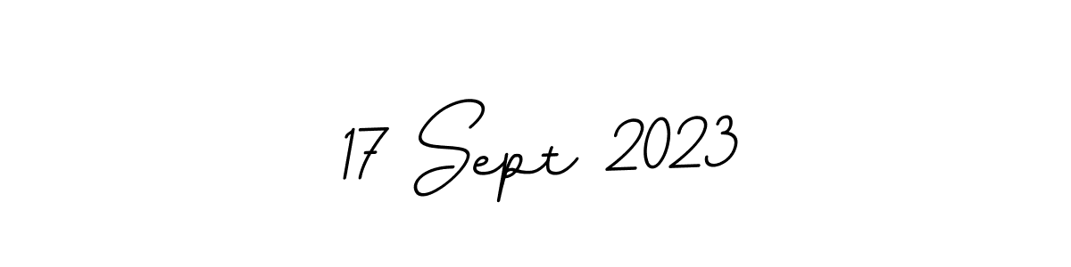 Create a beautiful signature design for name 17 Sept 2023. With this signature (BallpointsItalic-DORy9) fonts, you can make a handwritten signature for free. 17 Sept 2023 signature style 11 images and pictures png