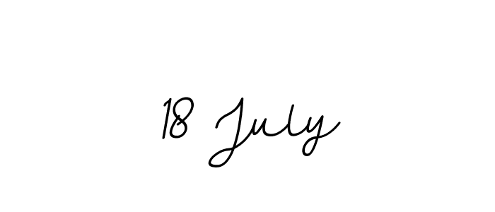 Create a beautiful signature design for name 18 July. With this signature (BallpointsItalic-DORy9) fonts, you can make a handwritten signature for free. 18 July signature style 11 images and pictures png