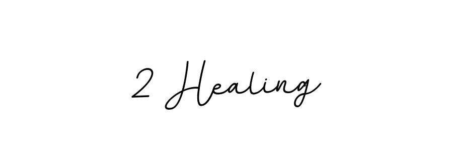 How to make 2 Healing signature? BallpointsItalic-DORy9 is a professional autograph style. Create handwritten signature for 2 Healing name. 2 Healing signature style 11 images and pictures png