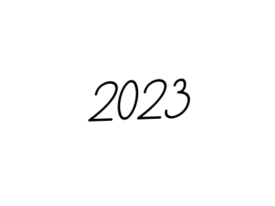 Create a beautiful signature design for name 2023. With this signature (BallpointsItalic-DORy9) fonts, you can make a handwritten signature for free. 2023 signature style 11 images and pictures png