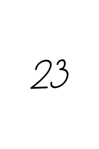 How to make 23 signature? BallpointsItalic-DORy9 is a professional autograph style. Create handwritten signature for 23 name. 23 signature style 11 images and pictures png
