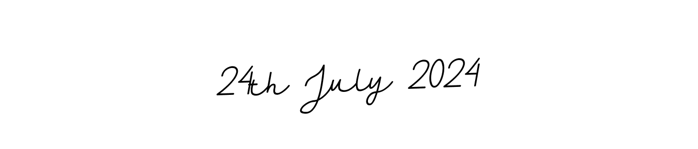 The best way (BallpointsItalic-DORy9) to make a short signature is to pick only two or three words in your name. The name 24th July 2024 include a total of six letters. For converting this name. 24th July 2024 signature style 11 images and pictures png