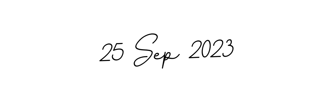 Create a beautiful signature design for name 25 Sep 2023. With this signature (BallpointsItalic-DORy9) fonts, you can make a handwritten signature for free. 25 Sep 2023 signature style 11 images and pictures png