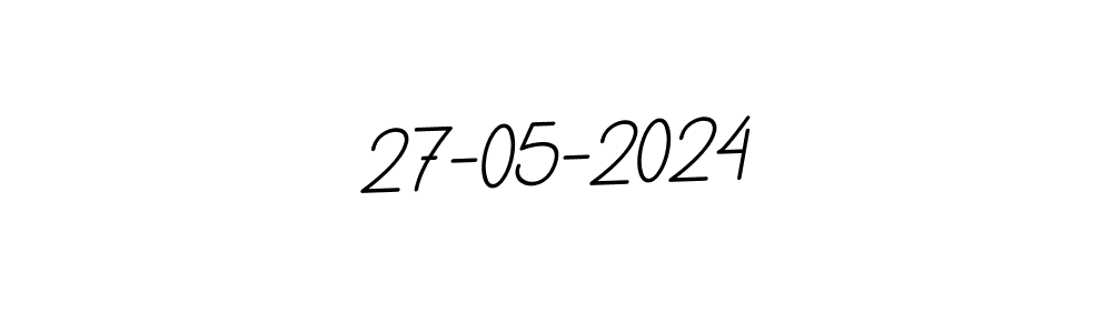 You should practise on your own different ways (BallpointsItalic-DORy9) to write your name (27-05-2024) in signature. don't let someone else do it for you. 27-05-2024 signature style 11 images and pictures png