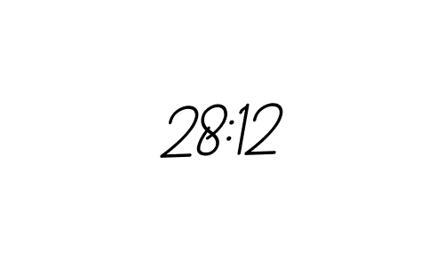 Design your own signature with our free online signature maker. With this signature software, you can create a handwritten (BallpointsItalic-DORy9) signature for name 28:12. 28:12 signature style 11 images and pictures png