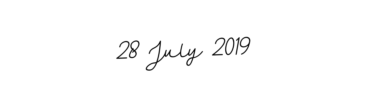 Create a beautiful signature design for name 28 July 2019. With this signature (BallpointsItalic-DORy9) fonts, you can make a handwritten signature for free. 28 July 2019 signature style 11 images and pictures png