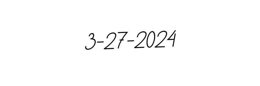 How to make 3-27-2024 name signature. Use BallpointsItalic-DORy9 style for creating short signs online. This is the latest handwritten sign. 3-27-2024 signature style 11 images and pictures png