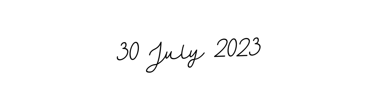 The best way (BallpointsItalic-DORy9) to make a short signature is to pick only two or three words in your name. The name 30 July 2023 include a total of six letters. For converting this name. 30 July 2023 signature style 11 images and pictures png