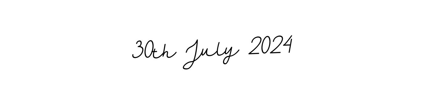 Create a beautiful signature design for name 30th July 2024. With this signature (BallpointsItalic-DORy9) fonts, you can make a handwritten signature for free. 30th July 2024 signature style 11 images and pictures png