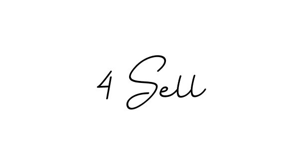 Also we have 4 Sell name is the best signature style. Create professional handwritten signature collection using BallpointsItalic-DORy9 autograph style. 4 Sell signature style 11 images and pictures png