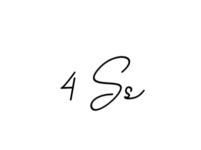 Use a signature maker to create a handwritten signature online. With this signature software, you can design (BallpointsItalic-DORy9) your own signature for name 4 Ss. 4 Ss signature style 11 images and pictures png