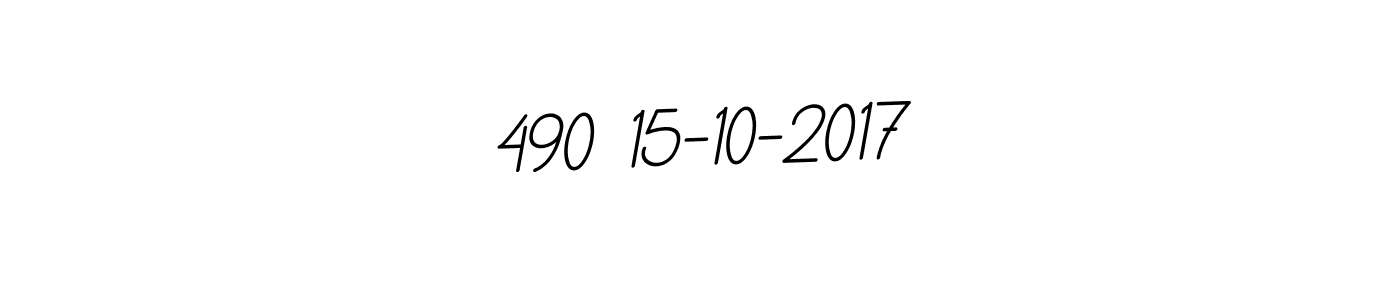 You should practise on your own different ways (BallpointsItalic-DORy9) to write your name (490 15-10-2017) in signature. don't let someone else do it for you. 490 15-10-2017 signature style 11 images and pictures png