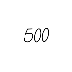 Make a beautiful signature design for name 500. With this signature (BallpointsItalic-DORy9) style, you can create a handwritten signature for free. 500 signature style 11 images and pictures png